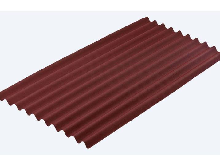 Golfplaten bitumen rood 200x95cm