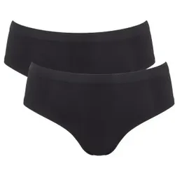 Sloggi 2P GO Sense Hipster Briefs Schwarz Modal Small Damen