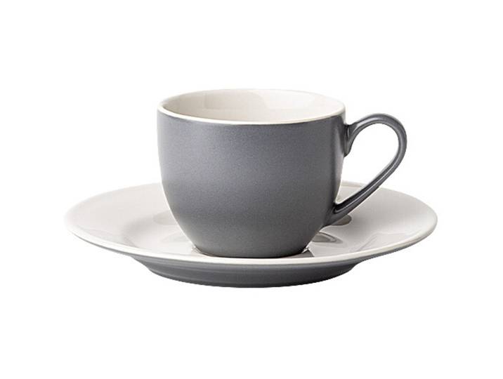 Geschirr-Set Elements Grau Steingut 8 Stk - Geschirr-Set