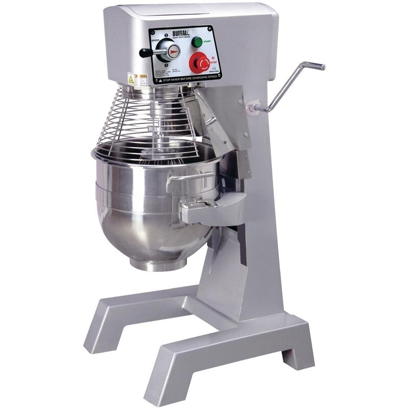 Buffalo Planetenmixer 29L, Vollmetallgehäuse, 103x54x57 cm, max. 11,3kg Teig
