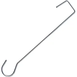 100 Paneeldeckenhaken, verzinkt 1.100 mm, Stahl, silber
