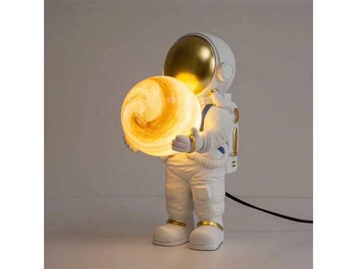 Applique Murale LED Astronome pour Chambre d'Enfant, Table de oral et, Éclairage de Lune Vivante, Chambre à Coucher, Garçon, Communautés ète Nuit, Nouveau Design