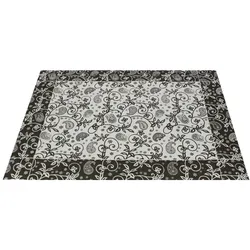 MONOUSO - Tischsets Papier 30x40cm "Kaschmir" Schwarz 50g (500 Stück)