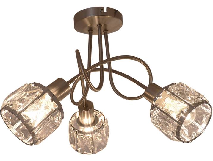 NÄVE LED Deckenspot Josefa , grau (stahlgrau), 3, H: 24cm, 1 Stk., Leuchten, LED Deckenleuchte, LED Deckenlampe, LED Deckenspot