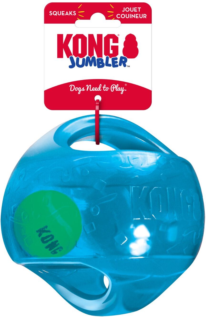 Kong Palla Jumbler Gioco per Cani Colori Assortiti M/L ø14 cm