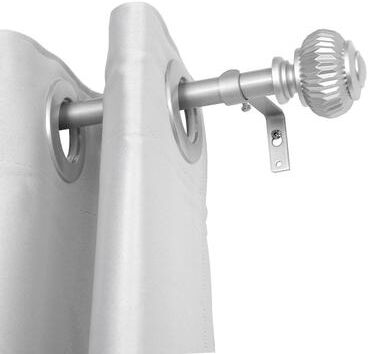 UTOPIA ALLEY Wall Mounted 3/4 Inch Curtain Rod - Adjustable Drapery Rods, Gold Curtain Rods, Bedroom Decorative Curtain Rods