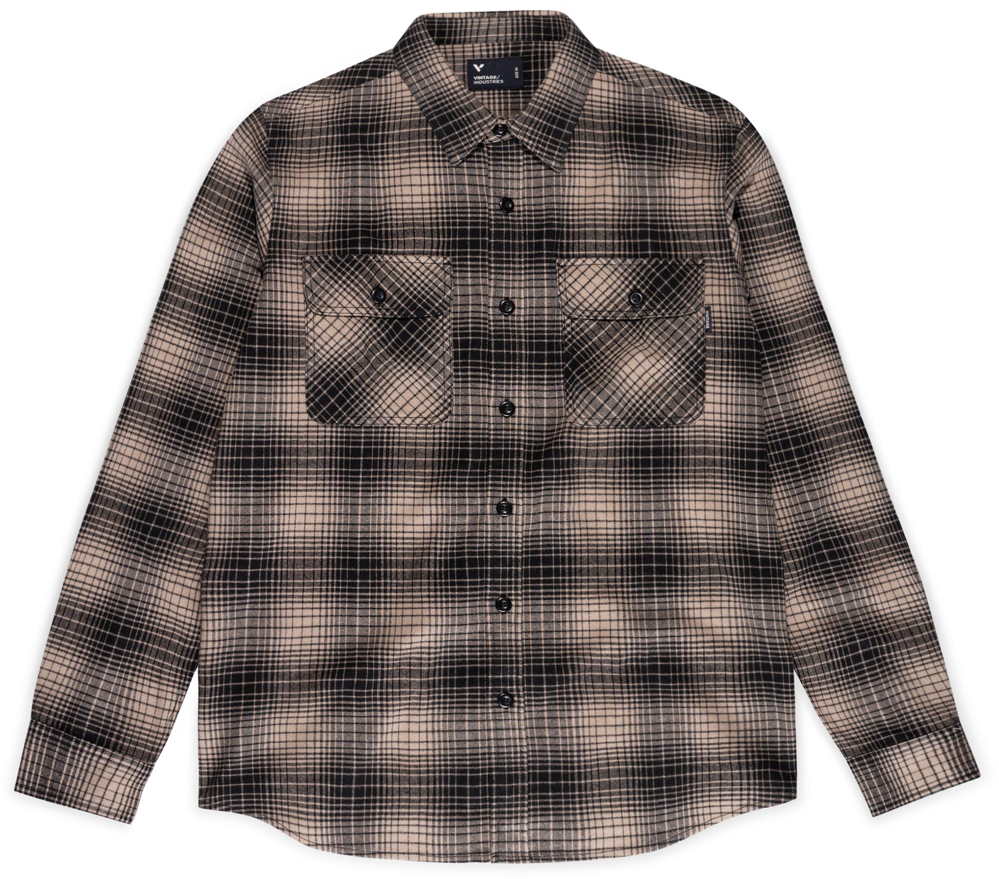 Vintage Industries Outback Hemd 3555-beigecheck-XL