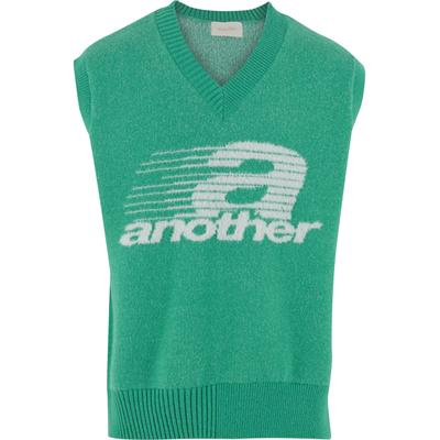 Oversize-Shirt ANOTHER COTTON LAB "Another Cotton Lab Another Cotton Lab A Sweater Vest", Herren, Gr. L, grün, 42% Polyacryl, 30% Polyester, 28% Polyamid, Shirts