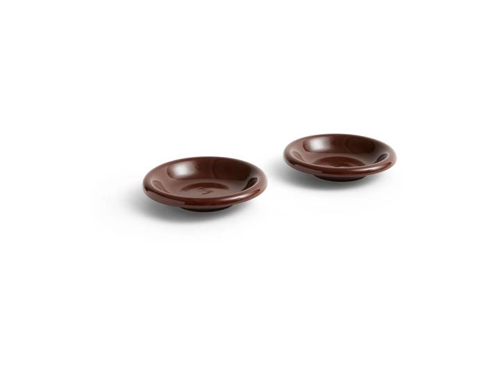 HAY Bol Barro Burgundy, Ø20 cm lot de 2