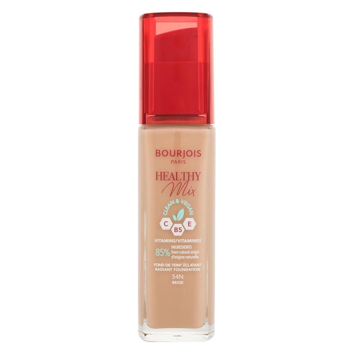 Bourjois Healthy Mix Clean & Vegan Radiant Foundation (54N Beige) (3616303397265)