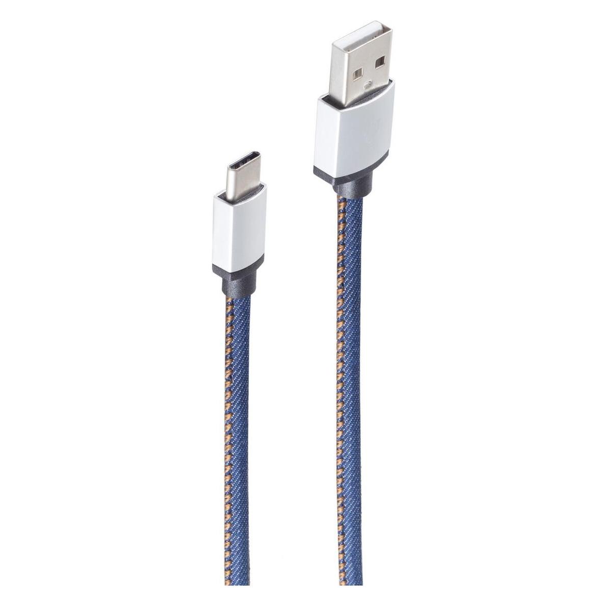 Shiverpeaks BS14-50030 USB Kabel 2 m USB 2.0 USB A USB C Blau (2 m, USB 2.0) (BS14-50030)