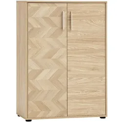 Möbelpartner Aktenschrank »Arezzo« 3 OH braun, 80.1x113.4x38.2 cm