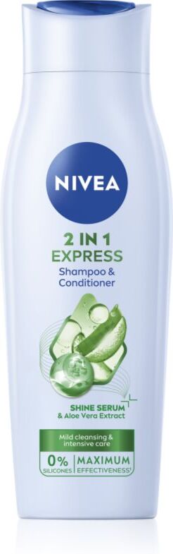 NIVEA 2in1 Care Express Protect & Moisture Shampoo und Conditioner 2 in 1 250 ml