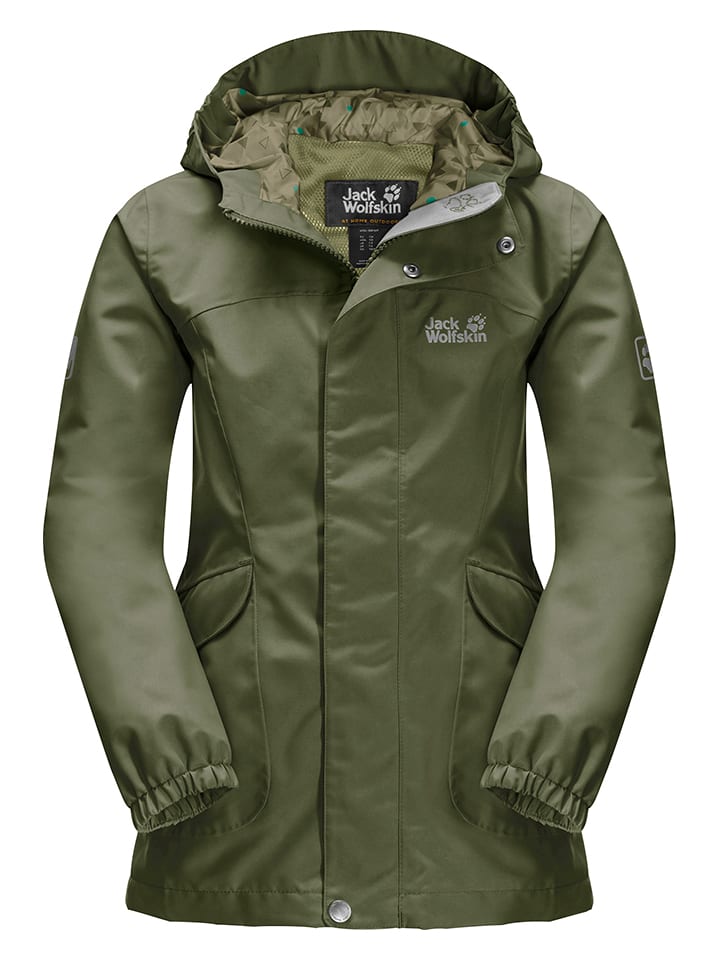 Jack Wolfskin Funktionsjacke "Rock Town" in Khaki - 116