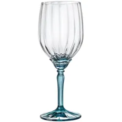 Bormioli Rocco Florian Weißweinkelch Lucent Blue, 6er-Pack
