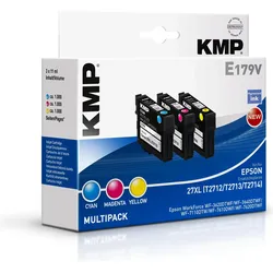 KMP, Druckerpatrone, E179V Multipack (C, M, Y)