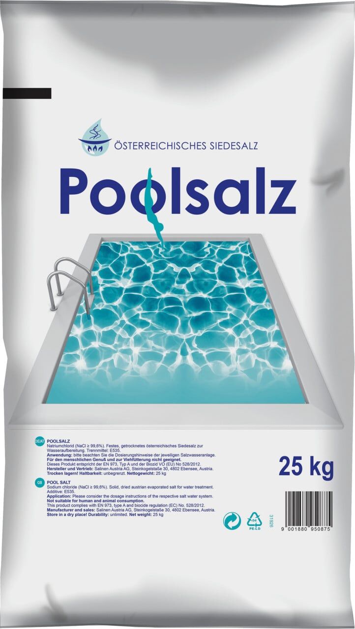 Hamann Mercatus Poolsalz Siedesalz 25 kg