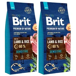 BRIT Premium By Nature Sensitive Lamb 2x15kg