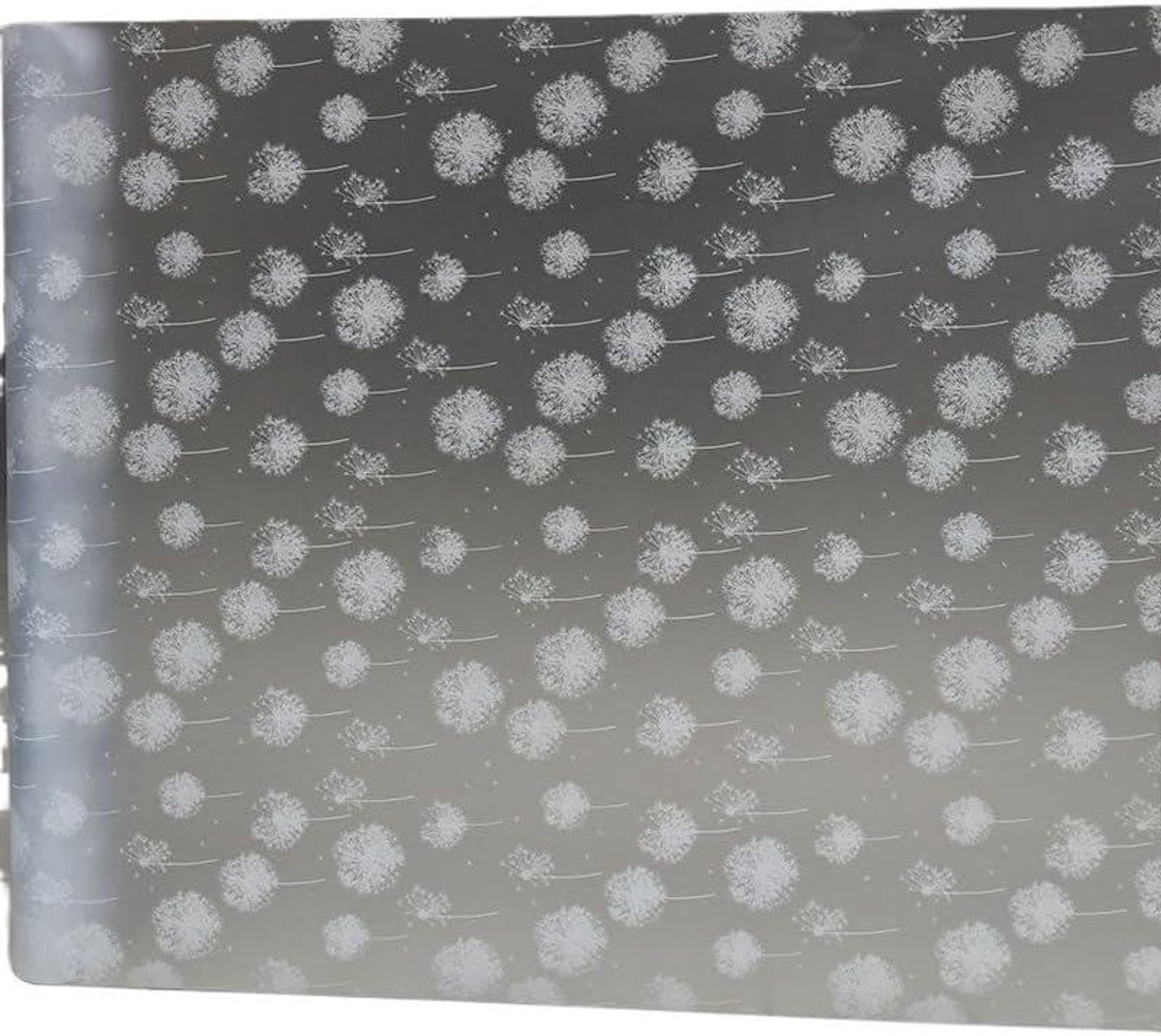 Decoratieve Raamfolie Paardenbloem - Zelfklevende Glasfolie voor Privacy - Ongekleurd - 45 x 200 cm