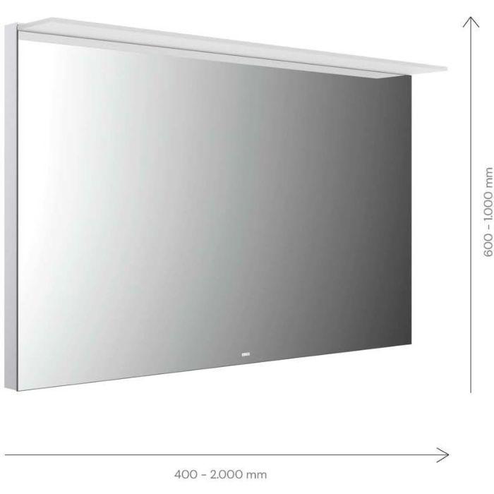 Emco Mi 200 LED-Lichtspiegel 102110008000100 1100 x 800 mm, mit Acryl-Lichtsegel