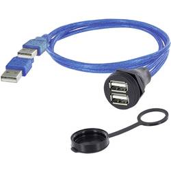 2 x USB 2.0 Typ A Chassisbuchse, Einbau 1310-1028-01 M22 1310-1028-01 encitech Inhalt: 1 St.