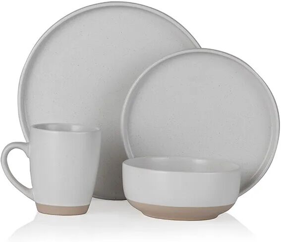 Barbary & Oak Avena 16 Piece Dinnerware Set White