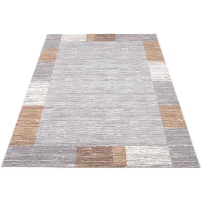 OCI DIE TEPPICHMARKE "Sofi Star" rechteckig 12 mm Höhe Frisé Teppich, Kurzflor, mit Bordüre, Wohnzimmer