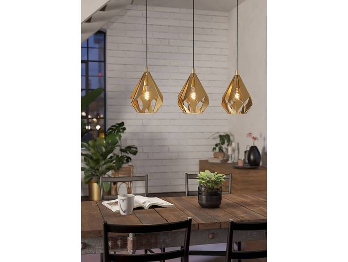 Suspension Carlton - Type B 81 x 110 x 21cm Doré Matériau : Métal Surface en métal : Laqué Type de métal : Acier E27