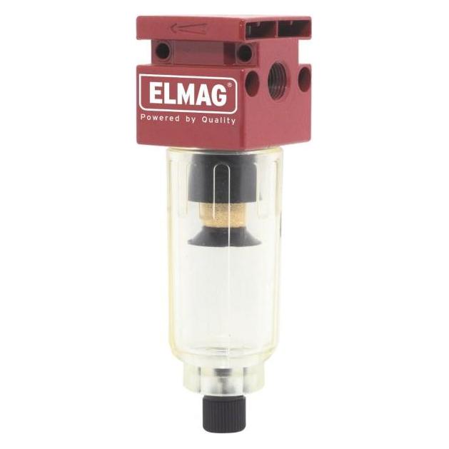 Elmag Druckluft Filter- und Wasserabscheider mit Anschlussgewinde 1/4" (42501)