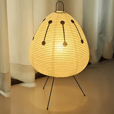 Inspire Curations Modern LED Table Lamp Minimalist Paper Shade Lamp For Bedroom, Living Room & Study b eu