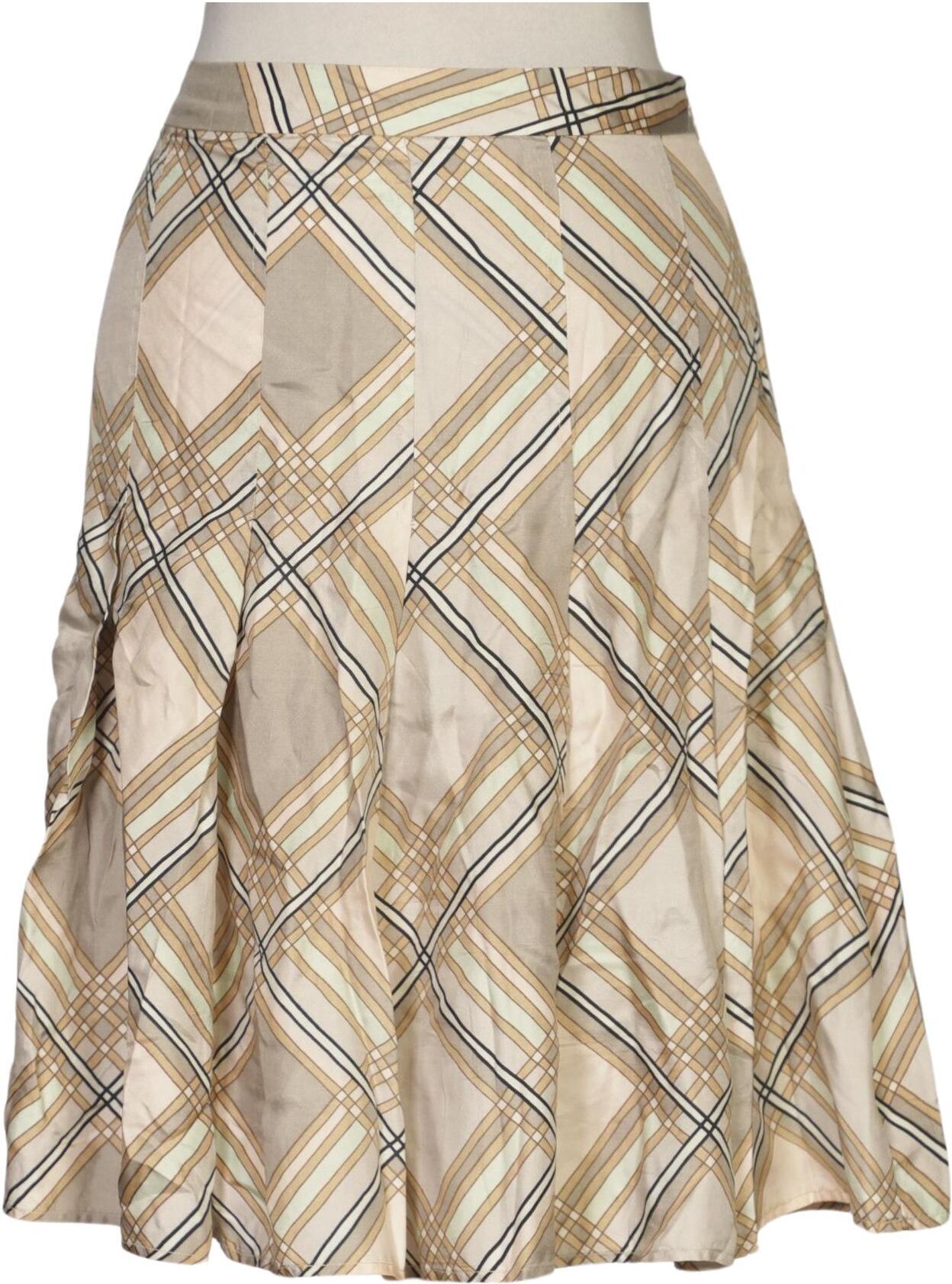GAP Damen Rock, Beige, Gr. XS, Seide - Second Hand