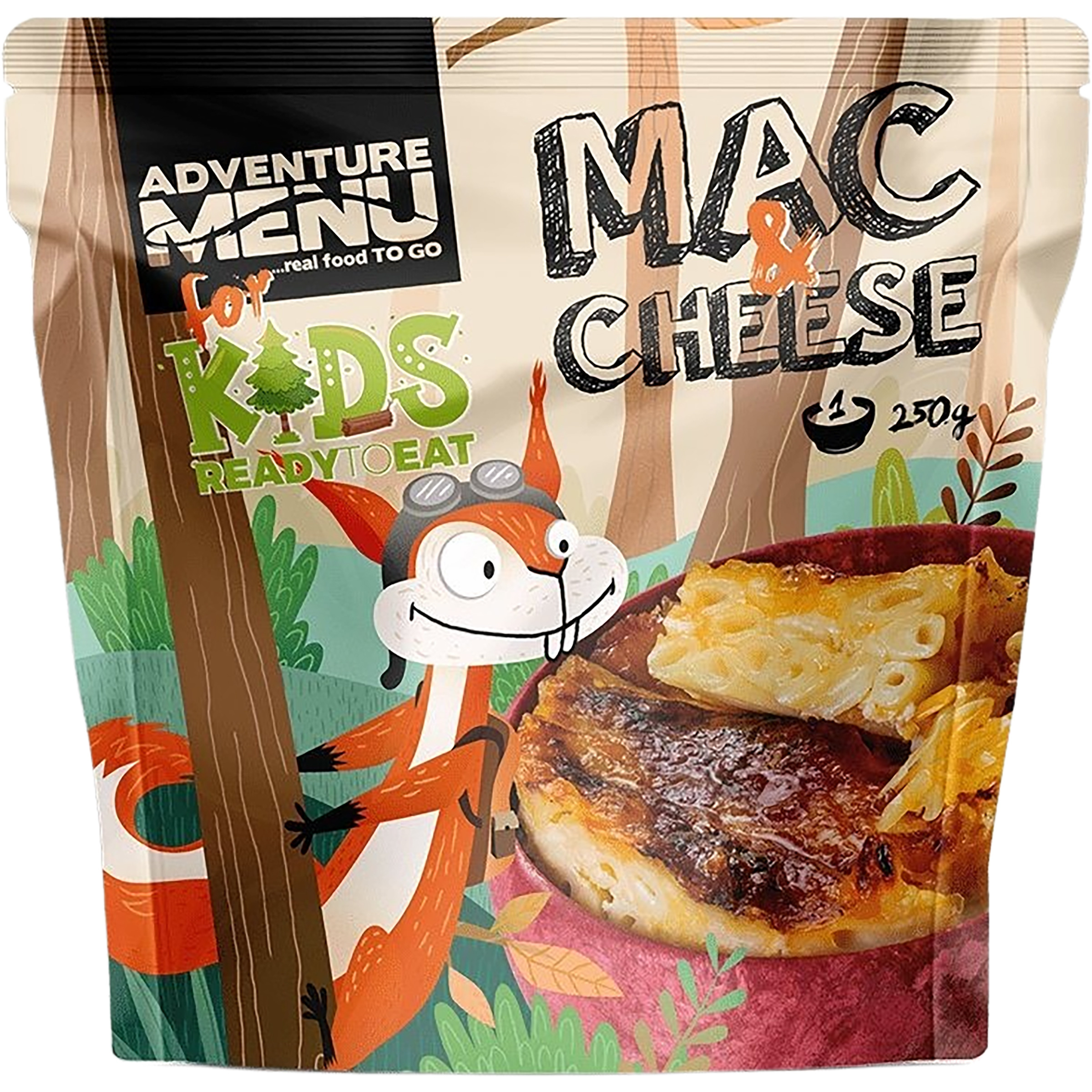 Adventure Menu Mac&Cheese - Vegetarisch Kinder Trekkingnahrung Größe 250G