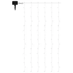 Globo 36891 Solar-Lichterkette Kunststoff Schwarz, 192Xled Solar-Lichterkette Kunststoff Schwarz Matt, 192X Led