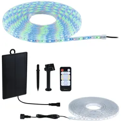 Paulmann, LED Streifen, Solar Stripe (Mehrfarbig, RGB, 1000 cm, Indoor, Outdoor)