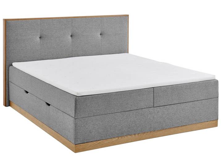 Z2 Boxbett JOLINE, grau, Webstoff
