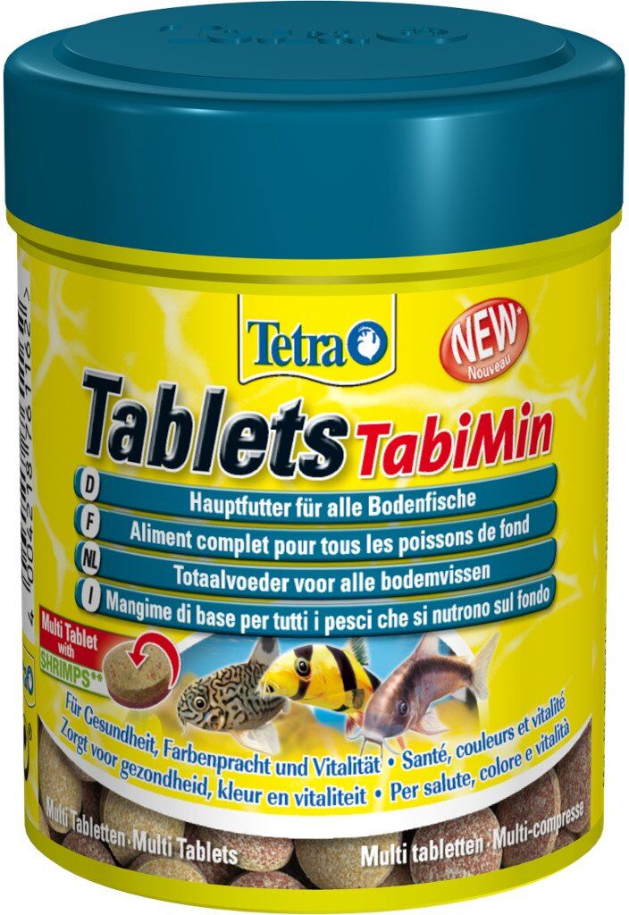275 Tablet Tetra Tablets TabiMin Mangime Completo in Compresse Pastiglie per Tutti i Pesci da Fondo da Acquario