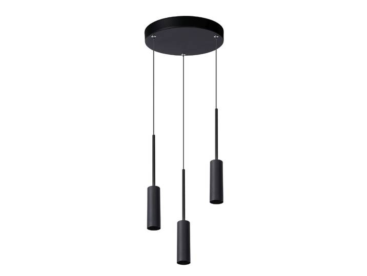 Lustre LED TUBULE noir 7 W\, blanc chaud\, 644 lm\, aluminium\, dimensions : 169 x 26 x 26 cm\, IP20\, Lucide