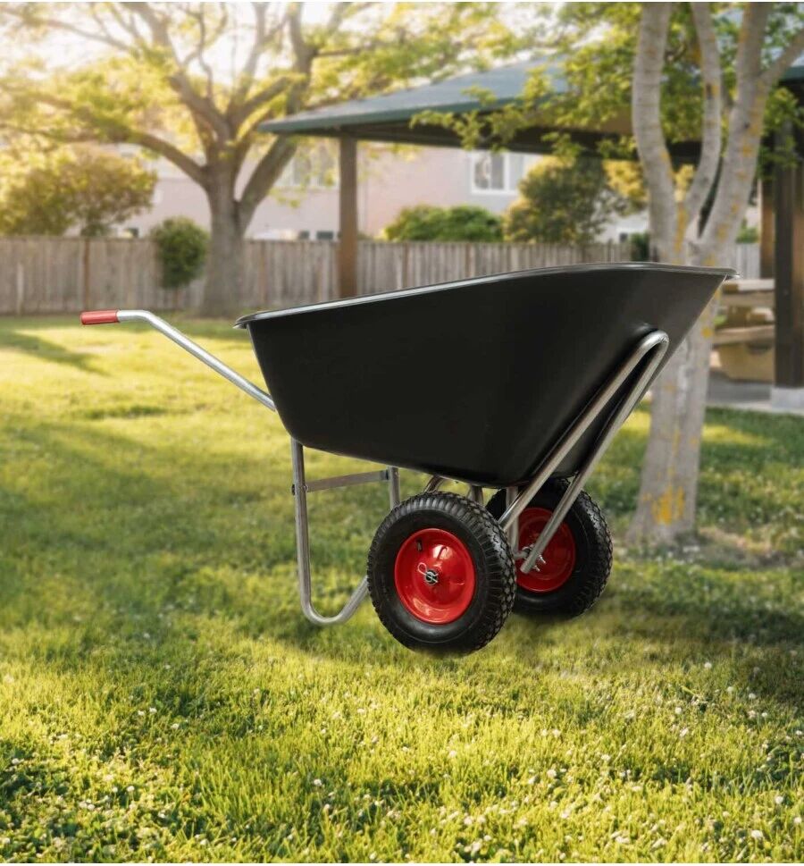 EuroGarden CARRIOLA 240LT VASCA IN PP 2 RUOTE 350X80