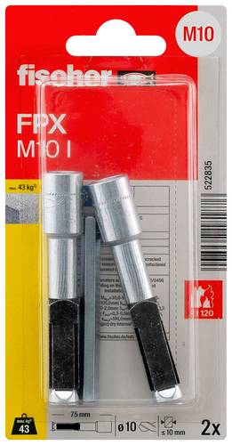 Fischer 522835 FPX M10 I K NV Porenbetonanker 1 Set