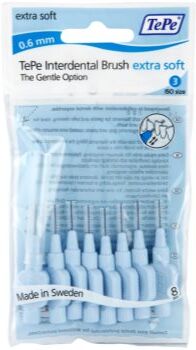 TePe Extra Soft escovas interdentais 0,6 mm 8 un.. Extra Soft