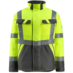 Warnschutz Pilotjacke "PENRITH" Safe Light - M - warngelb/anthrazit