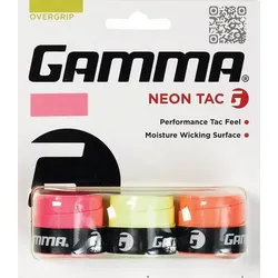 Gamma - Übergriffband - Neon Tac Overgrip 3er-Pack (gemischt)