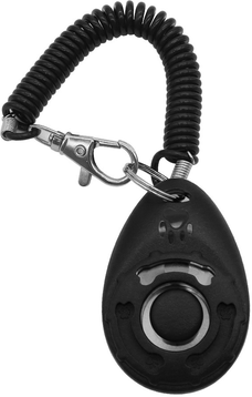 The Handy Homestead Dog Training Clicker With Wrist Strap For Fast Positive Reinforcement black