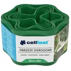 Cellfast, Rasenkante, Gerade Garteneinfassung 10 cm x 9 m, Graphit (900 cm)