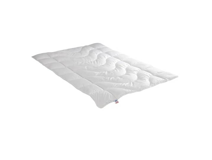 Irisette M Ganzjahresdecke Steppbett Lara aus edlem Baumwolle-Feinperkal, 95 Grad waschbar, inkl. Aufbewahrungstasche, 135 x 200 cm, Weiß