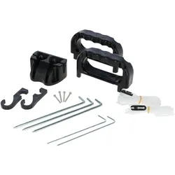 Kerbl, Gartenzaun, Netz-Tür-Komplettset Griff, Bodenverankerung und Zubehör
