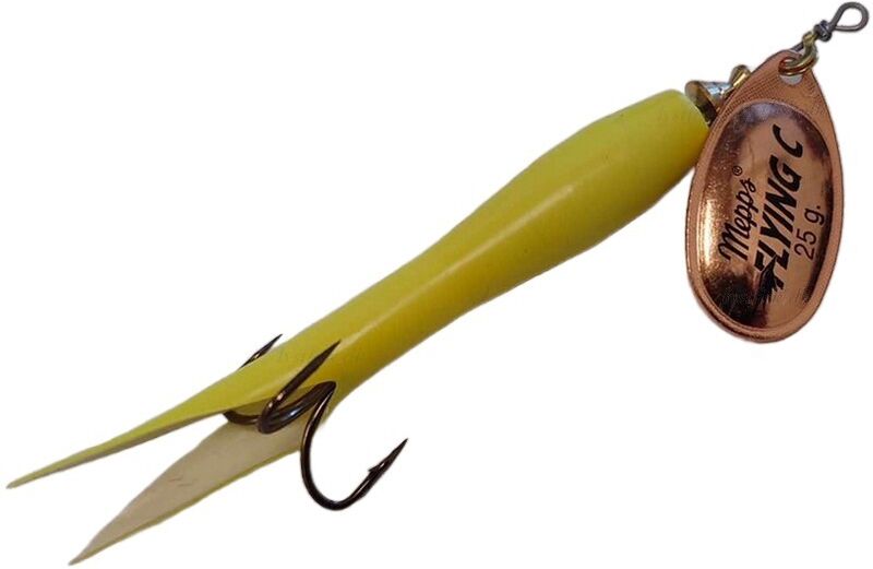 Mepps Aglia Fly C-Gul/kobber-25 Gr. (20 Gr.)