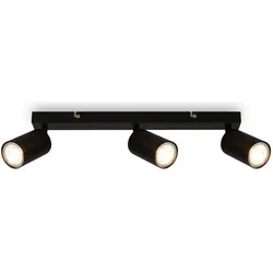 Briloner, Deckenstrahler, Spot, black, 3xGU10 / excl. bulbs (GU10)