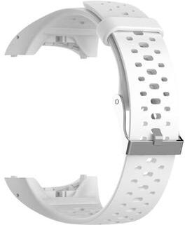 Everyday Crate Polar M400 M430 Silicone Watch Band Soft Adjustable Replacement Strap For Sports Fitness Watches white