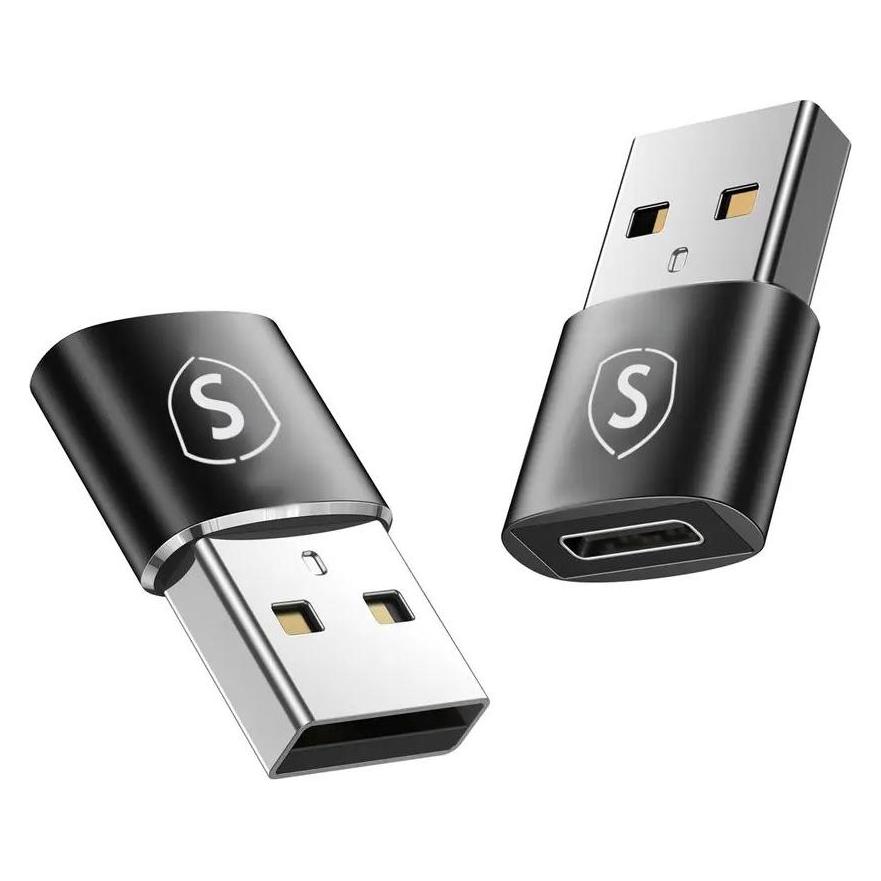 SIGN USB-A to USB-C Adapter, 2-pack (USB-A, USB-C) (S-H152)
